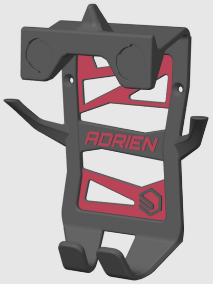 BikeStand PERSO - Support mural personnalisable pour équipement vélo