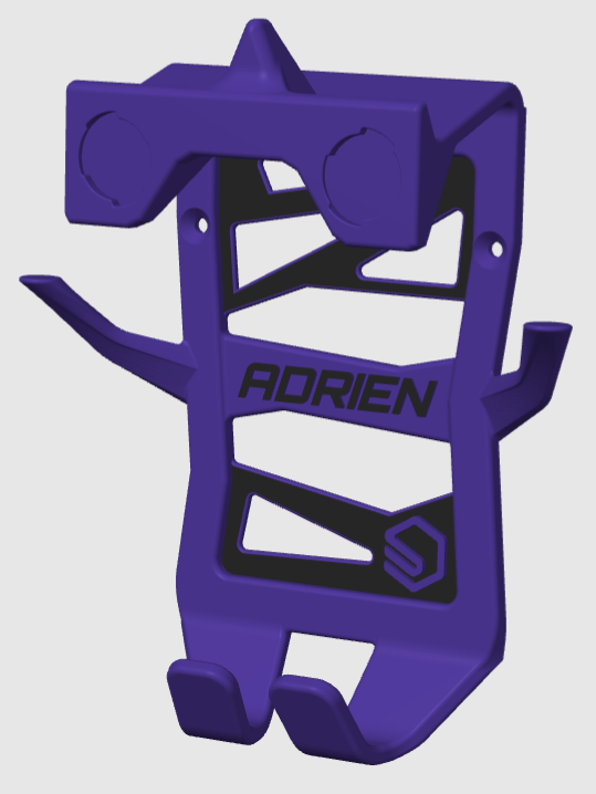 BikeStand PERSO - Support mural personnalisable pour équipement vélo